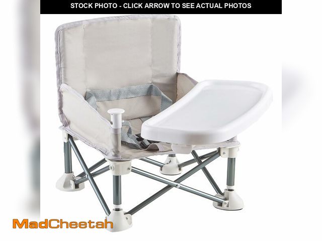 Lot 74-13573475 - Portable Baby Chair with Removable Tray Ã¢â¬â Folding Booster Seat for Toddlers 6 Months to 3 Yea...