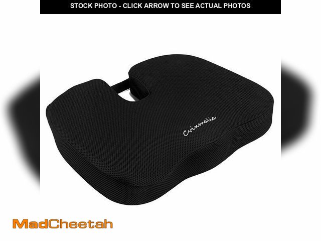 Lot 74-12458891 - Seat Cushion Premium Memory Foam Non-Slip Coccyx Tailbone Cushion for Office Chair, Car Seat, Wheelc...