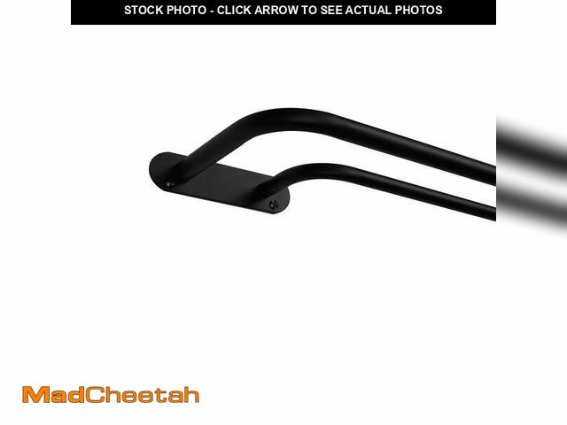 Lot 74-12686324 - Exclusive Home Fetter Wrap Around Double Curtain Rod, Matte Black, 84"-120" - UNUSED