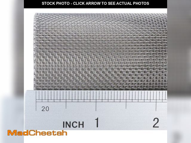 Lot 74-14367801 - 20 Mesh Stainless Steel 304 Wire Mesh Fence Screen 23.5 inches x 10 feet - UNUSED