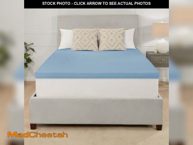 Lot 74-12556912 - Mainstays 3" Memory Foam Mattress Topper, Queen - UNUSED