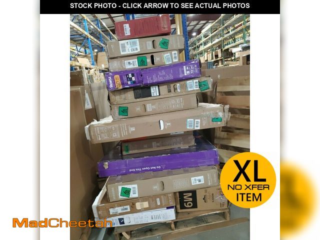 Lot 74-13765643 - 1 Pallet of 15 Damaged / Cracked TVs TS 100911 - MUST BE PICKED UP IN 7 DAYS - UNUSED