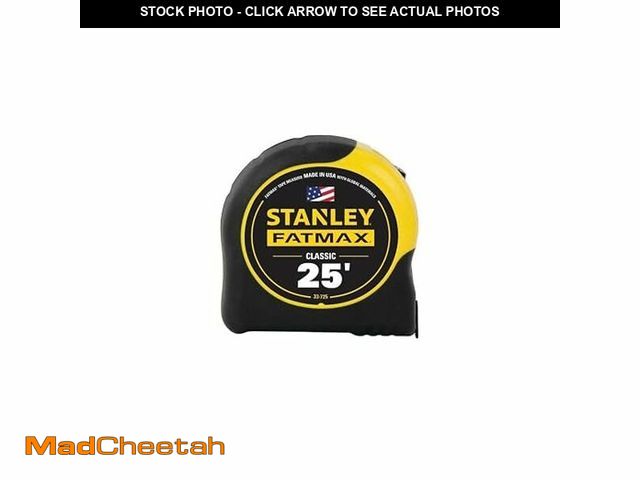Lot 74-14286284 - Stanley FATMAX 25 ft. Tape Measure - UNUSED