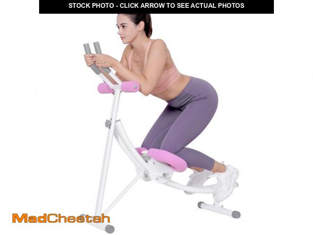 Lot 74-12151211 - LanPavilion Ab Workout Equipment, Ab Machine with Height Adjustable and Stability, Ab Workout Equipm...