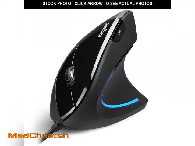 Lot 74-12311504 - Perixx PERIMICE-513 Wired Ergonomic Vertical Mouse - 6 Buttons with 1000/1600 DPI - Right-Handed Des...