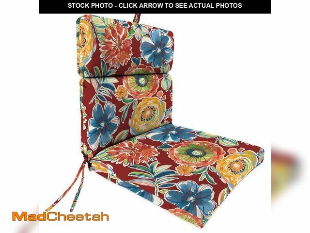 Lot 74-14440213 - 44 in. L x 22 in. W x 4 in. T Outdoor Chair Cushion in Colsen Berry - USED