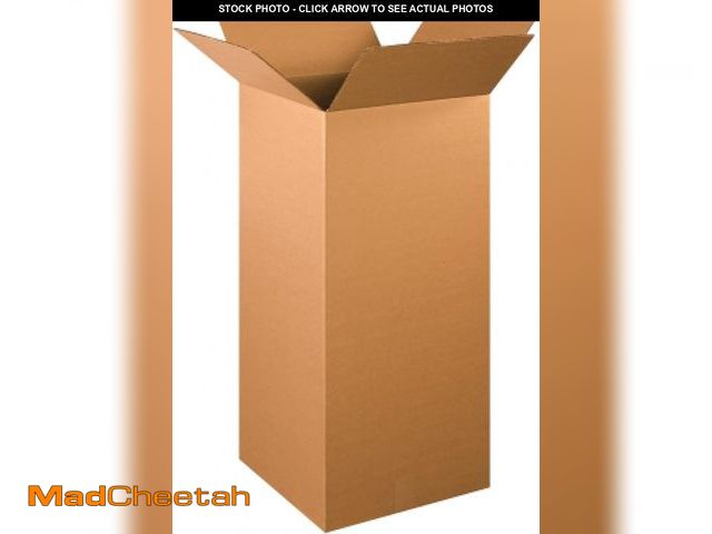 Lot 74-12396467 - BOXES FAST 16 x 16 x 36 Corrugated Cardboard Boxes, Tall 16"L x 16"W x 36"H, Pack of 10 | Shipping, ...
