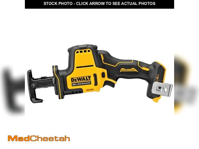 Lot 74-14467790 - *DIRTY/SCRATCHED* DEWALT ATOMIC 20V MAX Cordless Brushless Compact Reciprocating Saw (Tool Only) DCS...