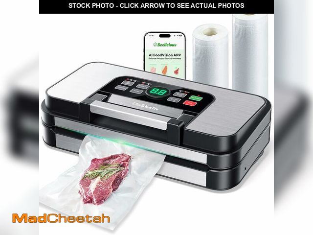 Lot 74-13565748 - 95Kpa Powerful Precision Pro Vacuum Sealer, with Double Heat Seal &amp; Double Pump, Easy-Lock Handl...