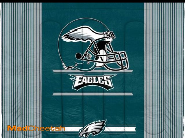 Lot 74-12190252 - Northwest NFL Philadelphia Eagles Comforter and Sham Set, Twin, Safety - UNUSED
