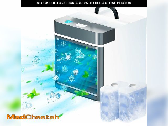Lot 74-12675332 - Portable Air Conditioner, Upgraded Leak-Proof Ice Cooling Technology, Mini Personal Air Cooler with ...