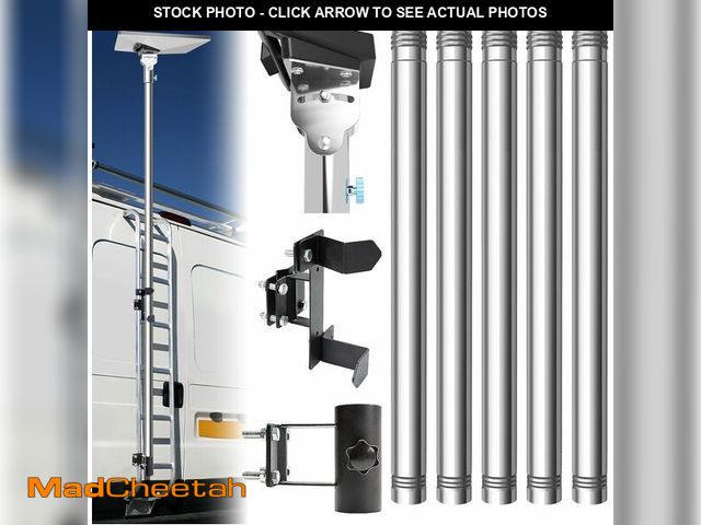 Lot 74-13710578 - Starlink Mini Pole Mount, Lymorexan 8 Ft Starlink Mimi Mounting Kit with RV Ladder Mount, Removable ...