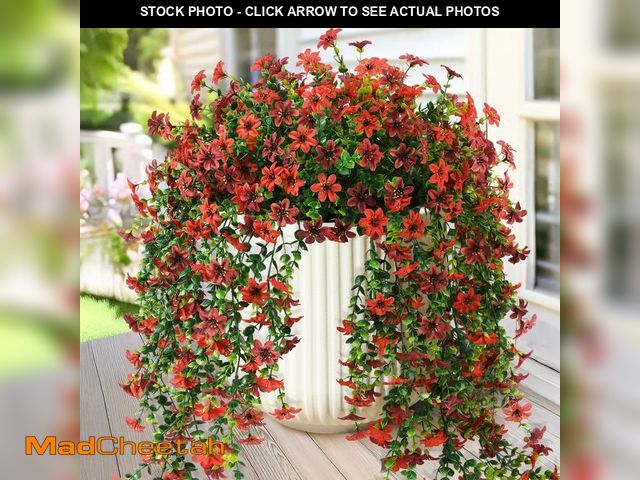 MadCheetah.com - Lot 74-13805284 - Artificial Fake Hanging Flowers ...