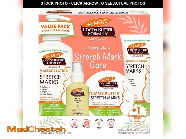 Lot 74-14051549 - Palmer's Cocoa Butter Formula Pregnancy Skin Care Kit for Stretch Marks and Scars, Dermatologist App...