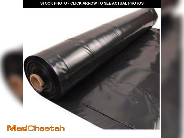 Lot 74-13692927 - Film-Gard 12 ft. x 100 ft. x 4 mil Black Plastic Sheeting - UNUSED