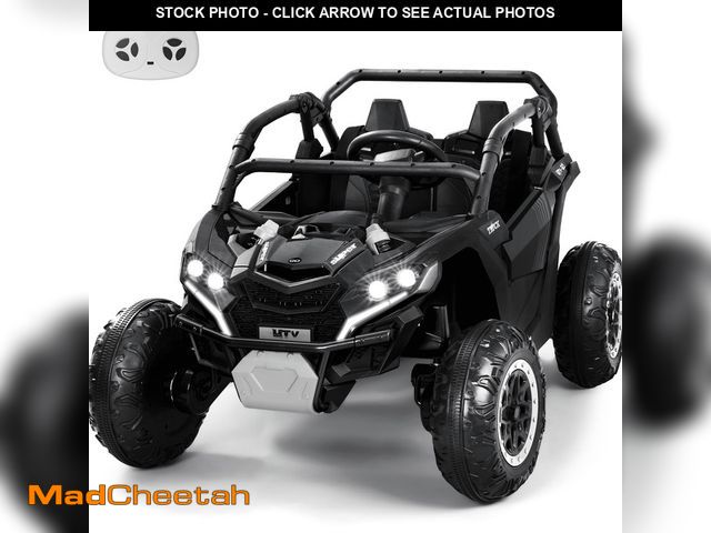 Lot 74-12579064 - Wisairt 24V Kids Ride on Truck Car with 2 Seaters, 4WD Electric Powered Ride on UTV, 1.86-5 MPH, Rem...