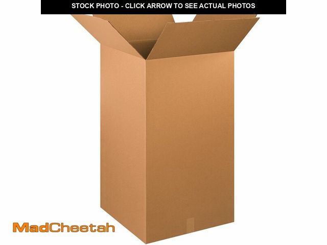 Lot 74-12786085 - BOXES FAST 20x20x36 Tall Corrugated Boxes, Tall, 20L x 20W x 36H, Pack of 10 | Shipping, Packaging, ...