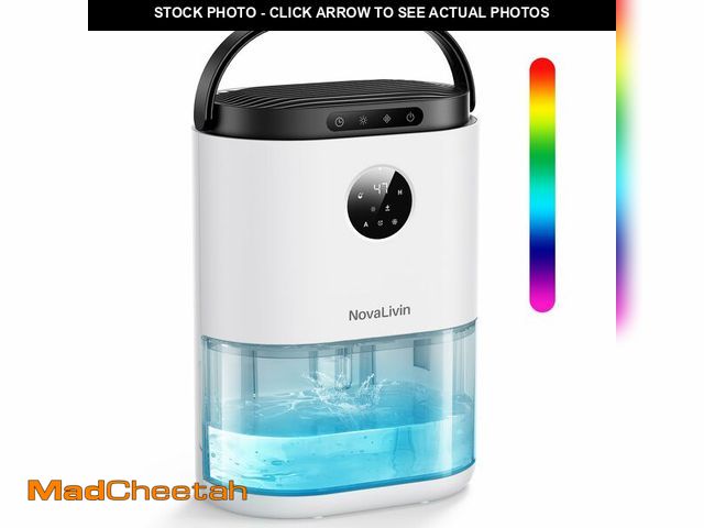 Lot 74-14146459 - Dehumidifier for Home, 68 OZ Water Tank Dehumidifiers for Bathroom, Bedroom, Living room with, Auto ...
