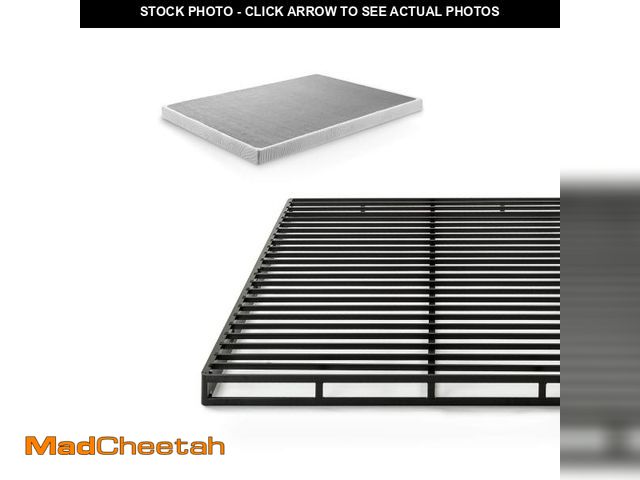 Lot 74-12157479 - ZINUS Quick Lock Metal Smart Box Spring, 4 Inch Mattress Foundation, Strong Metal Structure, Easy As...