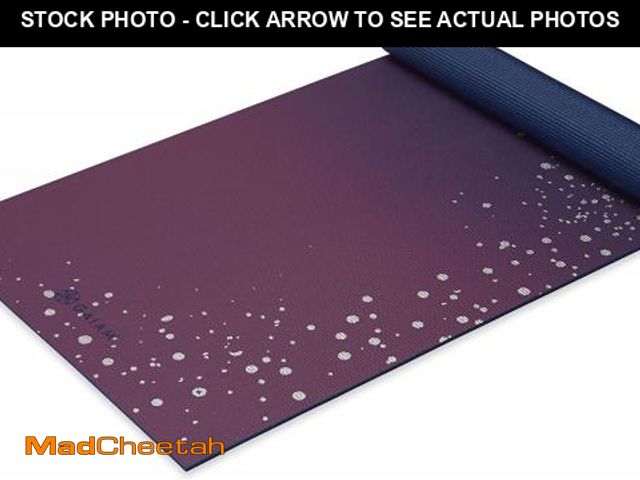 Lot 74-12096186 - Gaiam Yoga Mat Premium Print Extra Thick Non Slip Exercise &amp; Fitness Mat for All Types of Yoga, ...