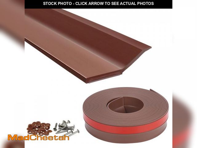 Lot 74-12440948 - Piclafe Garage Door Seal Top and Sides, Garage Door Weather Stripping, Universal Weatherproofing Sea...