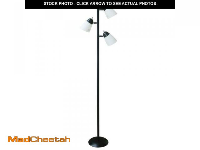 Lot 74-11825823 - Hampton Bay 1000046387- 64.5 in. Black Track Tree Floor Lamp - UNUSED