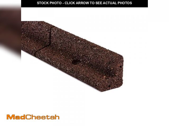 Lot 74-12526724 - EcoBorder 4 ft. Brown Rubber Landscape Edging (6-Pack) - UNUSED