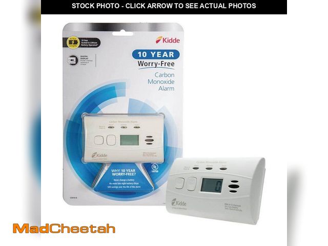 Lot 74-14285089 - Kidde 10-Year Worry-Free Battery Carbon Monoxide Detector with Digital Display - UNUSED