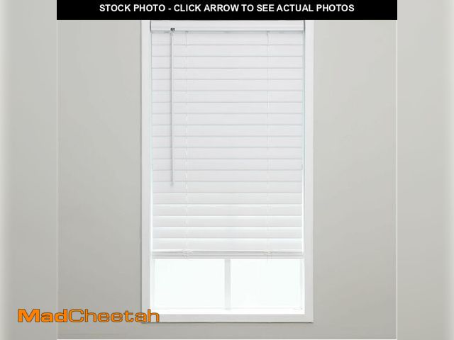 Lot 74-13844497 - Eclipse 2" Premium Vinyl Blinds for Light Filtering &amp; Privacy, Durable Room Darkening Blinds for...