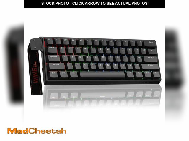 Lot 74-14423552 - Aula WIN60 HE - 60% Mechanical Gaming Keyboard Wired, Magnetic Switch Hot Swappable, Adjustable Actu...