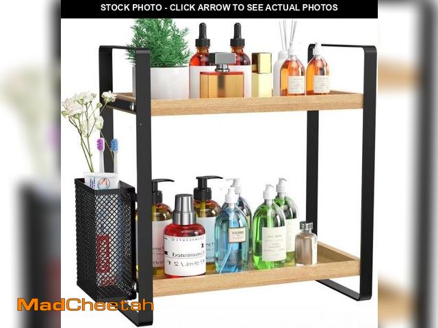 Lot 74-12137071 - LEMIKKLE Bathroom Counter Organizer with Basket, Bathroom Organizers and Storage,Skincare Organizers...