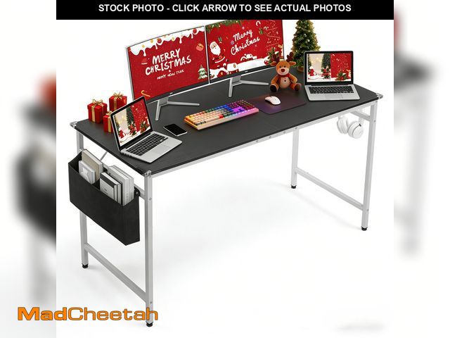 Lot 74-13764353 - Ktaxon 63" Wood Computer Desk PC Laptop Table Workstation Study Home Office Furniture, Black - UNUSE...