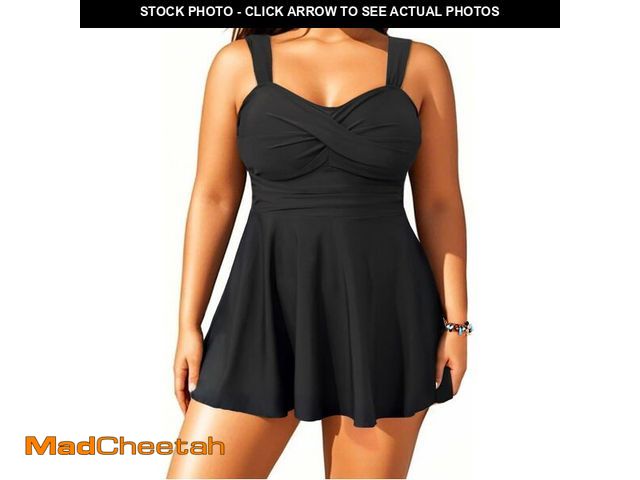 Lot 74-12673161 - Aqua Eve Plus Size Two Piece Swimsuits for Women Tankini Bathing Suits Flowy Swim Dress with Shorts ...