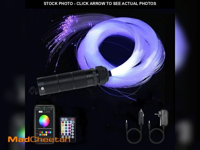 Lot 74-13947633 - AZIMOM Car Use 6W RGBW 150pcs 0.03in 6.5ft Fiber Optic Lights Starlight Ceiling Light Kit End Glow O...