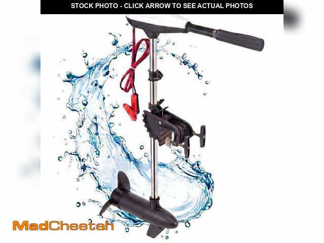 Lot 74-14370293 - Naipo 55lb Thrust Trolling Motor 8 Speeds Electric Outboard Boat Motor with LED Battery Indicator an...