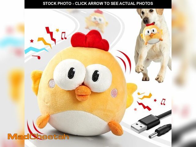 Lot 74-14060007 - GUKCO Interactive Dog Toys, Squeaky Moving Ball Toy with Jumping &amp; Music Modes, Rechargeable Plu...