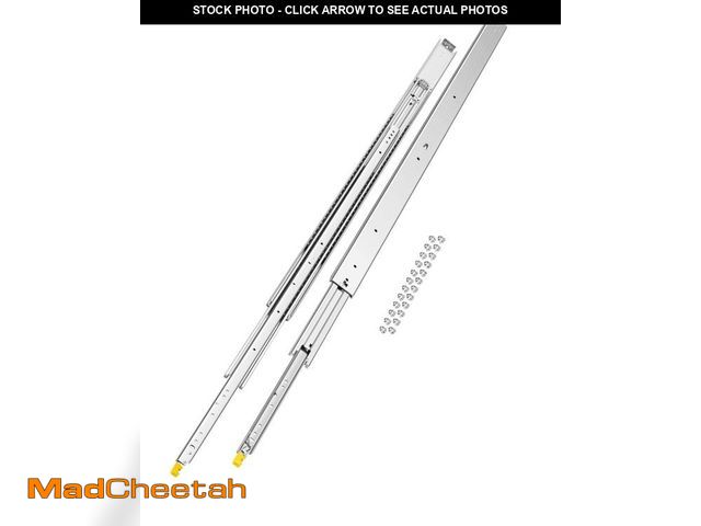 Lot 74-12161483 - VEVOR 1 Pair Full Extension Drawer Slides 60 in, 500 lbs Load Capacity Locking Drawer Slides, Ball B...