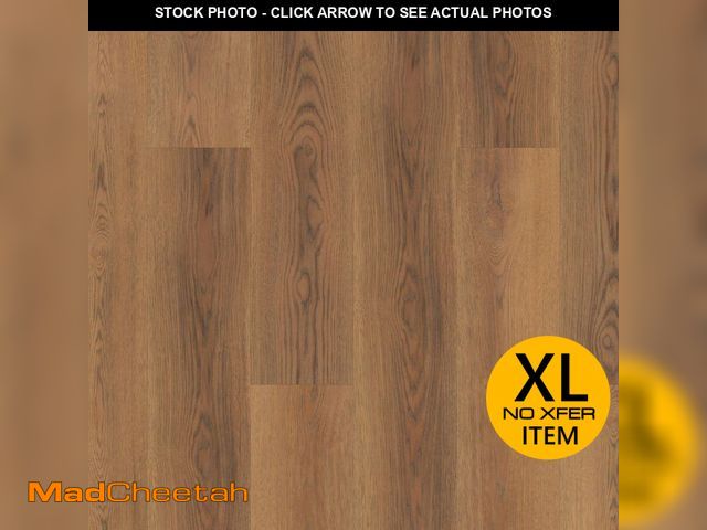 Lot 74-13691293 - PALLET OF 5 Home Decorators Collection Tolleson Oak 12 MIL x 7 in. W x 48 in. L Waterproof Click Loc...