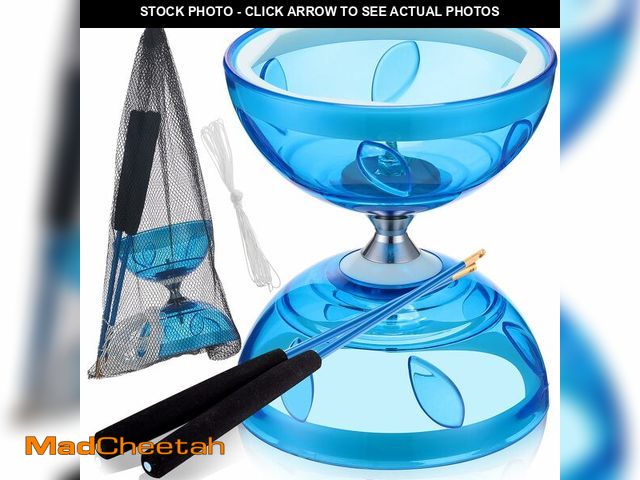 Lot 74-14272294 - Simgoing Chinese Yoyo Diabolo Set Includes Colorful Chinese Yoyo with 2 Pieces Diabolo Sticks, 1 Pie...
