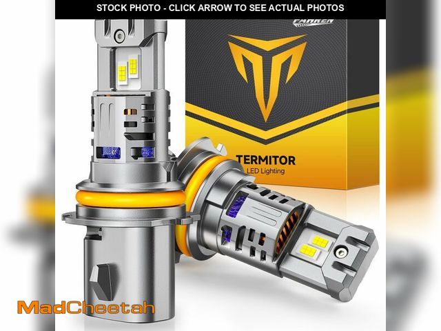 Lot 74-14153664 - Termitor Latest &amp; Brightest 9007 led Bulbs, (1200%) 12X 90,000LM Extreme Brightness HB5 bulb, 65...