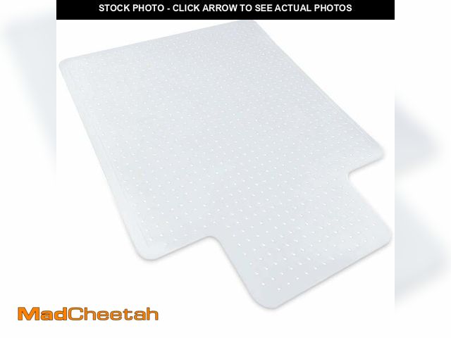 Lot 74-12548974 - Harigal Office Chair Mat, 36"x48" Transparent PVC Floor Mats for Office &amp; Home - UNUSED