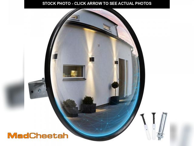 Lot 74-12217102 - JFIYETH 12-Inch Traffic Mirror Ã¢â¬â 160ÃÂ° Adjustable Wide-Angle Convex Safety Mirror for Drive...