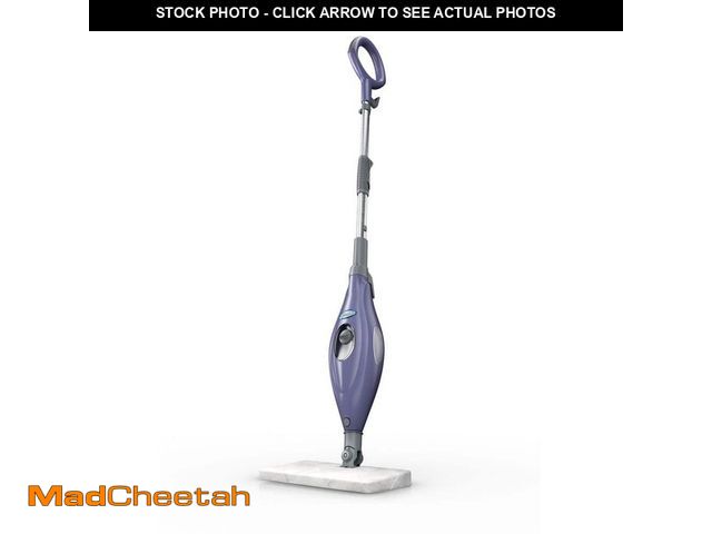 Lot 74-14345408 - Shark Corded Steam Pocket Mop Stick Cleaner for Hard-Floor Surfaces in Purple with Faster Dry Times ...