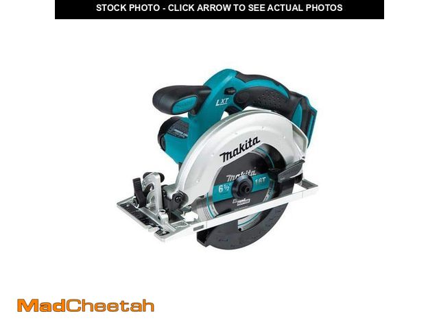 Lot 74-12592588 - *DIRTY/USED* Makita 18V LXT Lithium-Ion Cordless 6-1/2 in. Lightweight Circular Saw and General Purp...