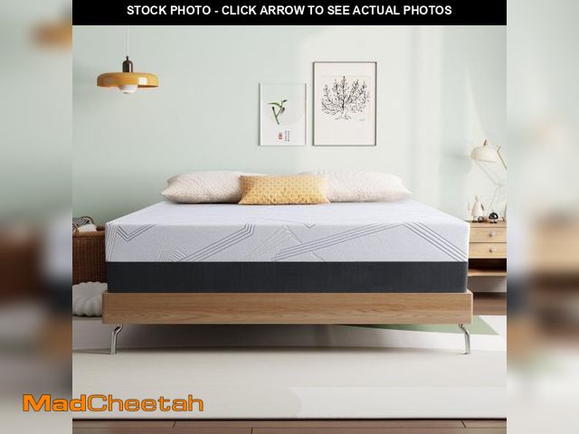 Lot 74-12513611 - Twin Mattress, FCCTO 8" Medium Gel Memory Foam Mattress in a Box for Adult, Pressure Relief - UNUSED
