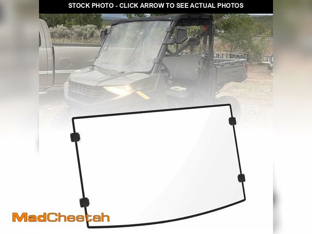 Lot 74-14289773 - Xxamz Anti-Scratch Front Windshield comes with all-around rubber stripe Compatible With Polaris Rang...