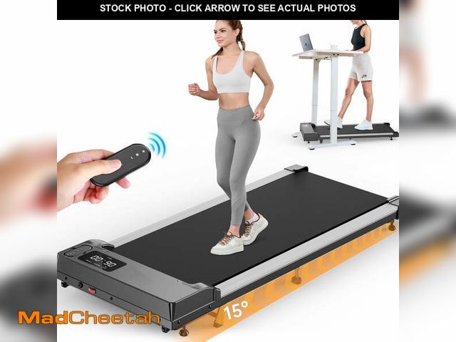 Lot 74-12890964 - Walking Pad with Incline,Patbrela 2.5 HP Under Desk Treadmill Small with LED Display &amp;Remote Con...