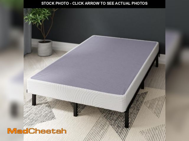 Lot 74-12161562 - ZINUS Edgar 4 Inch Bamboo Box Spring, Mattress Foundation, Sturdy Bamboo Structure, Low Profile, Eas...
