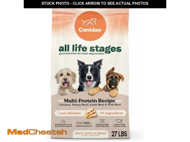 Lot 74-14304686 - Canidae All Life Stages Multi-Protein Recipe with Chicken, Turkey, Lamb, and Fish - High Protein Pre...