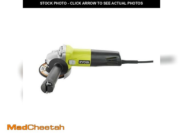 Lot 74-12797541 - Ryobi AG4031G 4-1/2" 5.5-Amp Angle Grinder - USED